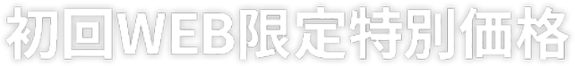 初回WEB限定特別価格